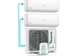 Baymak Elegant Prime Multi Duvar Tipi Split Klima 18 Dış Ünite (1x2 İç Ünite 9+9)