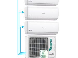 Baymak Elegant Prime Multi Duvar Tipi Split Klima 36 Dış Ünite (1x3 İç Ünite 12+12+18)